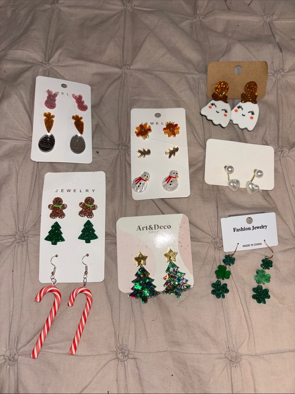 Holiday Earring Lot (Easter, Christmas, Halloween, Valentine’s Day, etc.)